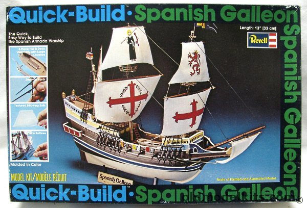 Revell Spanish Galleon - Warship of the Spanish Armada 1588, H324 plastic model kit